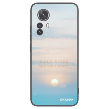 Picasee crna silikonska maskica za Xiaomi 12 Pro - COLD SKIES
