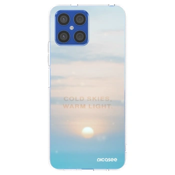 Picasee silikonska prozirna maskica za Honor X8 4G - COLD SKIES