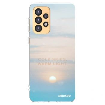 Picasee silikonska prozirna maskica za Samsung Galaxy A33 5G A336 - COLD SKIES