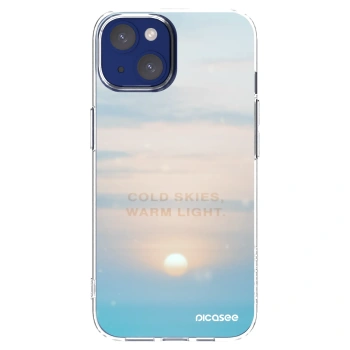 Picasee silikonska prozirna maskica za Apple iPhone 14 - COLD SKIES