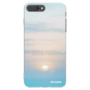 Picasee silikonska prozirna maskica za Apple iPhone 8 Plus - COLD SKIES
