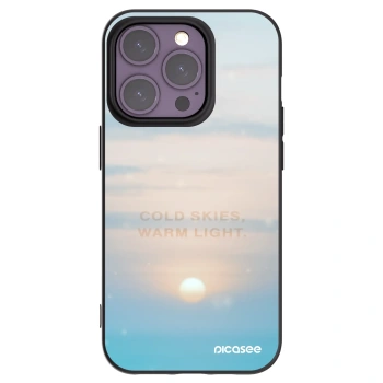 Picasee crna silikonska maskica za Apple iPhone 14 Pro - COLD SKIES