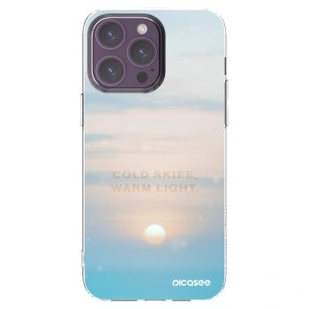 Picasee silikonska prozirna maskica za Apple iPhone 14 Pro Max - COLD SKIES