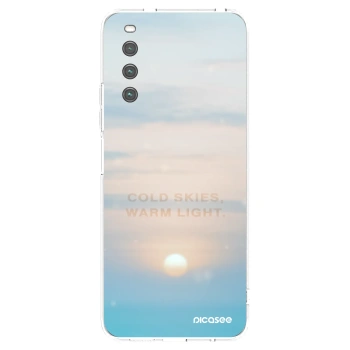 Picasee silikonska prozirna maskica za Sony Xperia 10 IV 5G - COLD SKIES