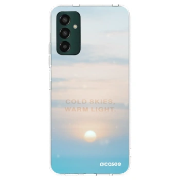 Picasee silikonska prozirna maskica za Samsung Galaxy M13 M135F - COLD SKIES