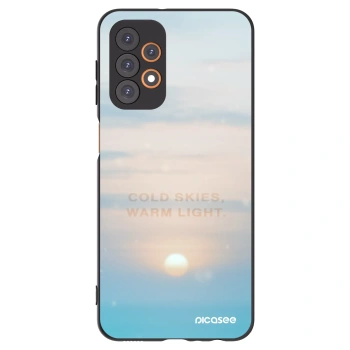Picasee crna silikonska maskica za Samsung Galaxy A23 A235F 4G - COLD SKIES