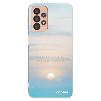 Picasee silikonska prozirna maskica za Samsung Galaxy A23 A236B 5G - COLD SKIES