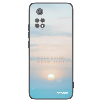 Picasee crna silikonska maskica za Xiaomi Redmi Note 11S 5G - COLD SKIES