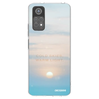 Picasee silikonska prozirna maskica za Xiaomi Redmi Note 11S 5G - COLD SKIES