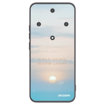 Picasee crna silikonska maskica za Honor Magic5 Lite 5G - COLD SKIES