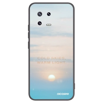 Picasee crna silikonska maskica za Xiaomi 13 Pro - COLD SKIES