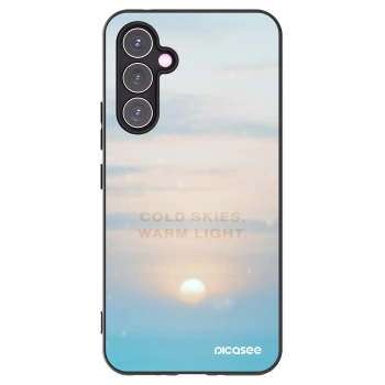 Picasee crna silikonska maskica za Samsung Galaxy A54 5G A546B - COLD SKIES