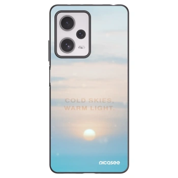 Picasee crna silikonska maskica za Xiaomi Redmi Note 12 Pro+ 5G - COLD SKIES