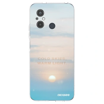 Picasee silikonska prozirna maskica za Xiaomi Redmi 12C - COLD SKIES