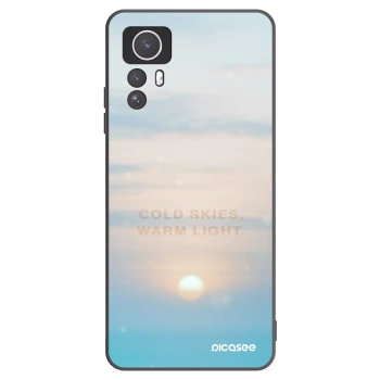 Picasee crna silikonska maskica za Xiaomi Redmi Note 12S - COLD SKIES