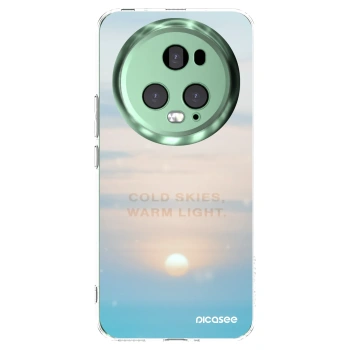 Picasee silikonska prozirna maskica za Honor Magic5 Pro - COLD SKIES