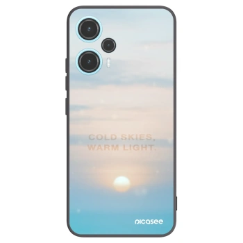 Picasee crna silikonska maskica za Xiaomi Poco F5 - COLD SKIES