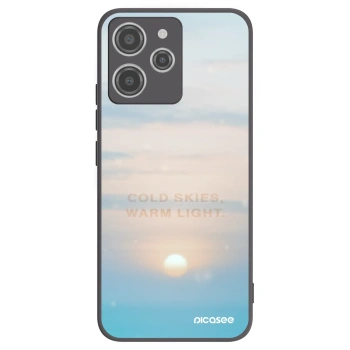 Picasee crna silikonska maskica za Xiaomi Redmi 12 4G - COLD SKIES