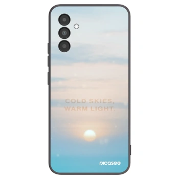 Picasee crna silikonska maskica za Samsung Galaxy A04s A047F - COLD SKIES