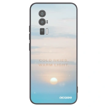 Picasee crna silikonska maskica za Xiaomi Poco F5 Pro 5G - COLD SKIES
