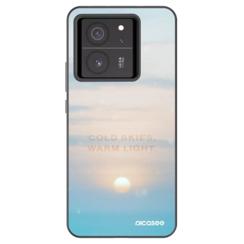 Picasee crna silikonska maskica za Xiaomi 13T - COLD SKIES