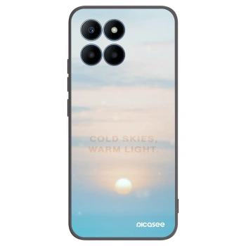Picasee crna silikonska maskica za Honor 70 Lite - COLD SKIES
