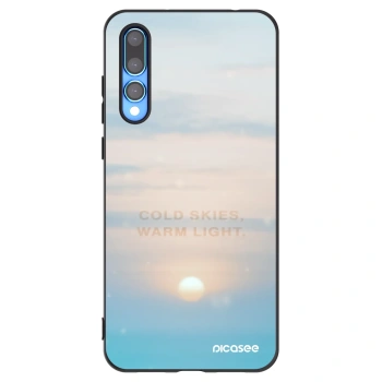 Picasee crna silikonska maskica za Huawei P20 Pro - COLD SKIES