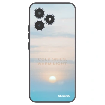 Picasee crna silikonska maskica za Realme C53 - COLD SKIES