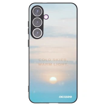 Picasee crna silikonska maskica za Samsung Galaxy S24+ S926B 5G - COLD SKIES
