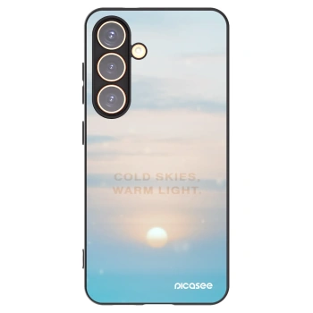 Picasee crna silikonska maskica za Samsung Galaxy S24 S921B 5G - COLD SKIES