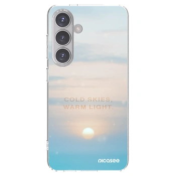 Picasee silikonska prozirna maskica za Samsung Galaxy S24 S921B 5G - COLD SKIES