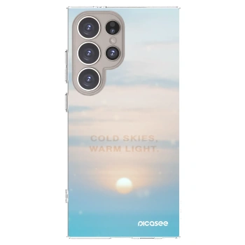 Picasee silikonska prozirna maskica za Samsung Galaxy S24 Ultra S928B 5G - COLD SKIES