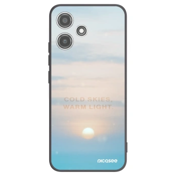 Picasee crna silikonska maskica za Xiaomi Redmi 12 5G - COLD SKIES