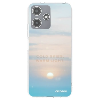 Picasee silikonska prozirna maskica za Xiaomi Redmi 12 5G - COLD SKIES