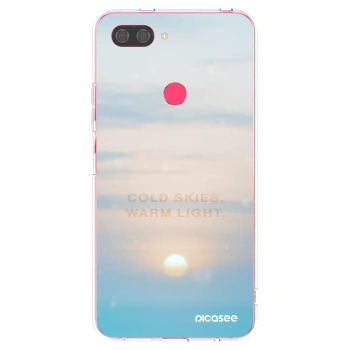 Picasee silikonska prozirna maskica za Xiaomi Mi 8 Lite - COLD SKIES
