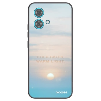 Picasee crna silikonska maskica za Motorola Edge 40 Neo - COLD SKIES
