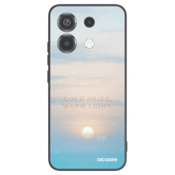 Picasee crna silikonska maskica za Xiaomi Poco X6 - COLD SKIES