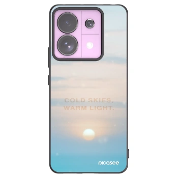 Picasee crna silikonska maskica za Xiaomi Redmi Note 13 Pro 5G - COLD SKIES