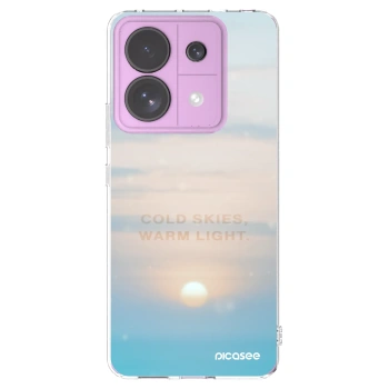 Picasee silikonska prozirna maskica za Xiaomi Redmi Note 13 Pro 5G - COLD SKIES