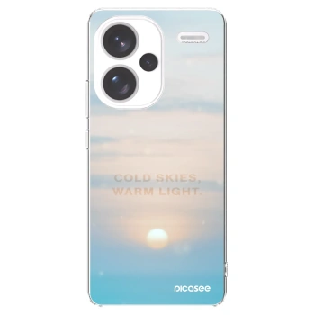 Picasee silikonska prozirna maskica za Xiaomi Redmi Note 13 Pro+ 5G - COLD SKIES