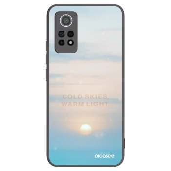 Picasee crna silikonska maskica za Xiaomi Redmi Note 12 Pro 4G - COLD SKIES