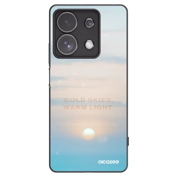 Picasee crna silikonska maskica za Xiaomi Redmi Note 13 Pro 4G - COLD SKIES
