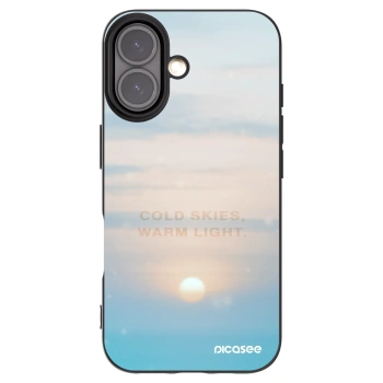 Picasee crna silikonska maskica za Apple iPhone 16 - COLD SKIES