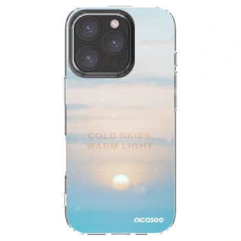 Picasee silikonska prozirna maskica za Apple iPhone 16 Pro - COLD SKIES