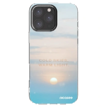 Picasee silikonska prozirna maskica za Apple iPhone 16 Pro Max - COLD SKIES