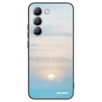 Picasee crna silikonska maskica za Vivo V40 SE 5G - COLD SKIES