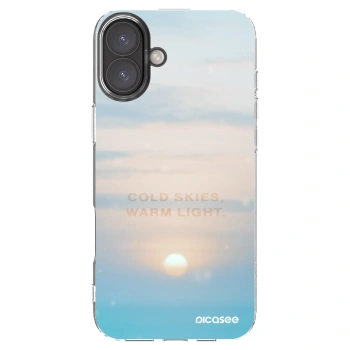 Picasee silikonska prozirna maskica za Apple iPhone 16 Plus - COLD SKIES