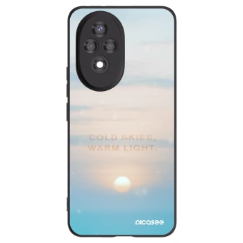 Picasee crna silikonska maskica za Honor 200 5G - COLD SKIES