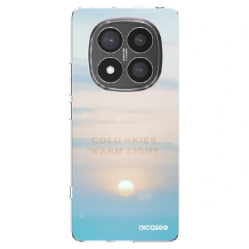 Picasee silikonska prozirna maskica za Xiaomi Redmi Note 14 Pro+ 5G - COLD SKIES