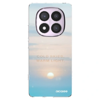 Picasee silikonska prozirna maskica za Xiaomi Redmi Note 14 Pro 5G - COLD SKIES
